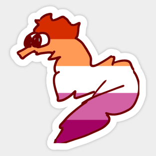 Worm. Sticker